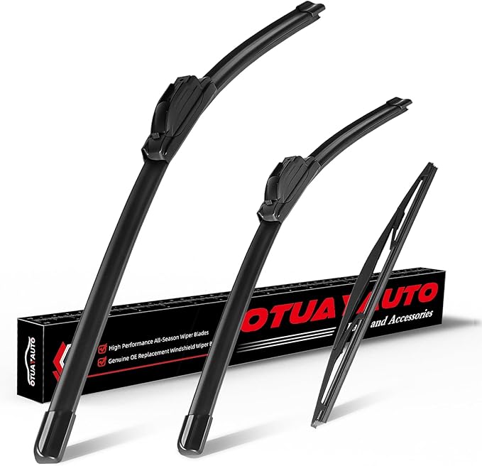 OTUAYAUTO Premium Windshield Wiper Blades - Replacement for Subaru Forester 12-18, Outback 15-19 - Precision Fit, All-Weather Performance, Front and Rear Wiper Blades, U Hook - 26"+17"+14" (Pack of 3)