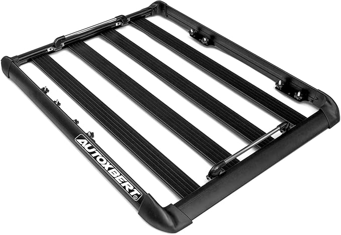 AUTOXBERT 50" x37.8" x3.54" Universal Aluminum Roof Rack Rooftop Cargo Carrier Luggage Basket 330LBS Heavy Duty Car Top Luggage Holder or Cars SUVs and Trucks