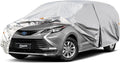 Kayme 6 Layers Minivan Car Cover Waterproof All Weather for Automobiles, Outdoor Full Cover with Zipper, Universal Fit for Pacifica, Grand Caravan, Honda Odyssey, Sienna, Station Wagon(191-206 inch)