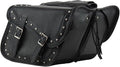 GARGOYLE BELLS Genuine Leather Motorcycle Saddle Bags Motorcycle Luggage Bag For Softails Sportsters Dyna ect