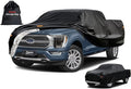 Kayme Truck Cover Custom Fit Ford F-150(1997-2025) Super Cab Short Bed. Full Exterior Heavy Duty Outdoor Pickup Truck Car Cover Waterproof All Weather.Car Tarp for Wind Sun Dust Protection.Black