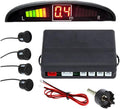 ZONETECh New 4 Parking Sensors LED Display Car Reverse Backup Radar System