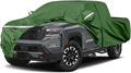 BOSSTONE Car Cover Custom Fit for Nissan Frontier (1998-2020) King/Crew Cab Short Bed Waterproof All Weather for Automobiles Full Exterior Cover Rain Sun Snow Protector with Door Zipper (Green)