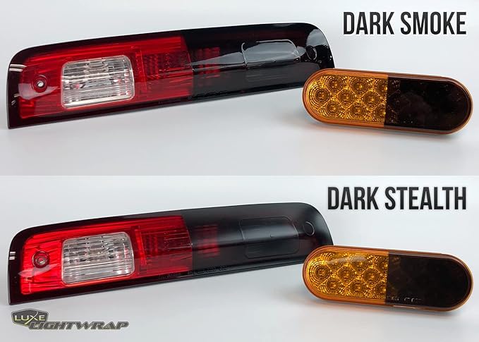 Luxe LightWrap Dark Smoke Universal Headlight Tint Light Tail Kit (20” x 3 Yard)