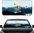 Gven Windshield Shade, Car Sun Shade for Front Windshield Sun Visor Protector Blocks UV Rays Foldable 210T Keep Your Vehicle Cool