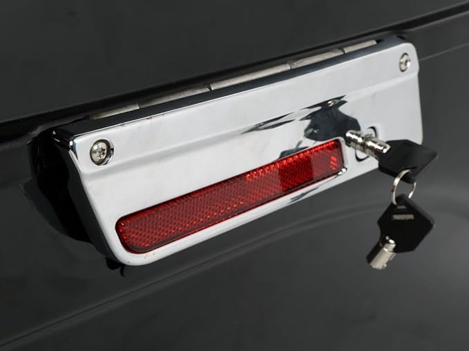 XFMT Gloss Black Hard Saddle bags Trunk w/Lid Latch & Key+Saddlebag Conversion Brackets Mounts For Harley Davidson Softail 1994-2013