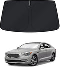 KUST Windshield Sun Shade for Kia K9/K900 2013–2018 Custom Fit Window Shade Sun Visor Cover Foldable Blocks UV Rays Keep Your Car Cooler