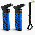 Car Door Handle for Elderly, Car Handle Assist Support, Portable Elderly Assistance Mobility Aids Auto Grab Cane with Strap for Seniors and Handicapped Getting Out of Car, Blue, 2 Pack