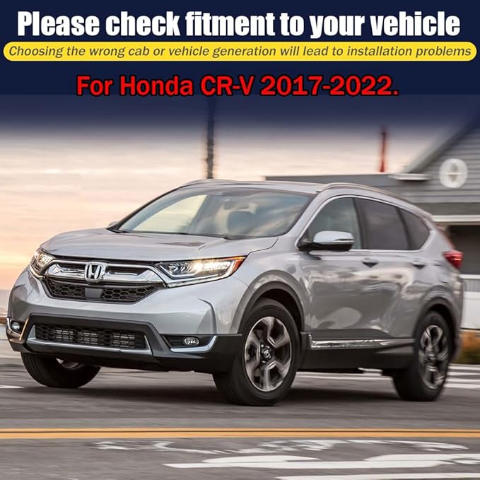 Rain Guards for Honda CR-V 2017-2022, Tape-on Side Window Deflectors for Honda CR-V, Window Visors for Honda Cars, for Honda Car Accessories 4 Rain Guards ＆ 4 Car Coasters