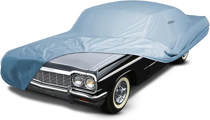 iCarCover Custom Car Cover for Chevy Impala 2-Door, 4-Door, Waterproof All Weather Rain Snow UV Sun Protector Full Exterior Indoor Outdoor Car Cover (Year Fits 1958-1971)