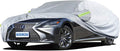 KouKou 6 Layers Car Cover Waterproof All Weather for Automobiles, Full Exterior Covers Universal Fit Sedan Lexus ES350 LS400, Lincoln MKZ MKS, Tesla Model S, BMW 750i, etc.(Length 208 inches)