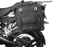 Rhinowalk Motorcycle Saddlebag Waterproof Luggage Bag Quick Release Motorcycle Side Bag 25L Fits Most Adventure and Sports Bike Motorbike Racks (Black, 1 pcs)
