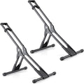 Bike Floor Stand Rack- Indoor Bike Stand for Garage/Home - Bike Storage Bicycle Parking Rack Fit 20”-29” Mountain Road Bikes (2 Bike Rack)