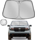 Windshield Sun Shade for 2022 2023 2024 2025 Ford Maverick Foldable Sun Sunshade for Car Front Window Blocks UV Rays and Heat Automotive Interior Protector Custom Fit Accessories