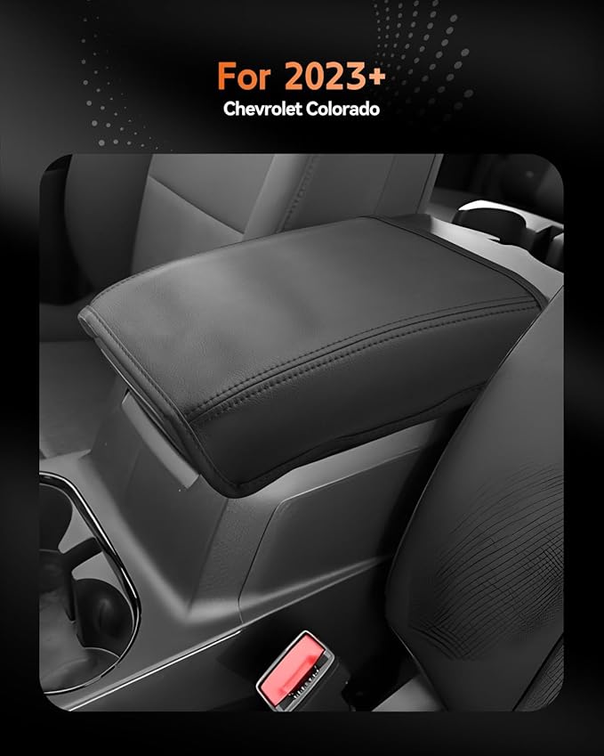 CDEFG for Chevrolet Colorado -GMC Canyon 2023-2025 2026 Center Console Cover Armrest Box Cover for Colorado/Canyon Accessories Console Arm Rest Protector