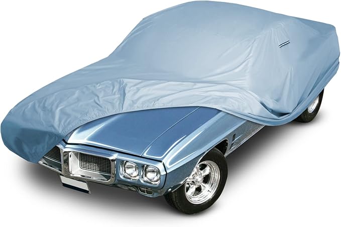 iCarCover Premium Car Cover for 1969-1973 Pontiac Trans AM Heavy Duty Waterproof All-Weather Automobiles Custom Fit Indoor Outdoor UV Snow Protection Covers with Straps and Bag