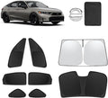 8pcs Car Window Shades for 11th Gen Honda Civic (NOT Hatchback) 2022-2025 Accessories,Windshield Side Rear Full Sunshade,Sun Visor UV Blocking, Privacy Protection and Blackout for Camping Outdoor