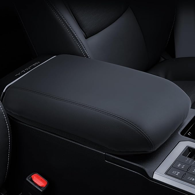 Armrest Cover for Toyota Land Cruiser 2024 2025 Accessories Center Console Middle Lid Pad Protector for Car Elbow Rest