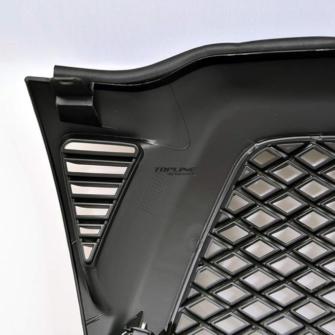 Matte Black Dragon Mesh Front Hood Bumper Grill Grille Gurad Guard ABS Compatible With 05-11 Toyota Tacoma