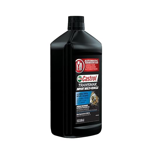 Castrol Transmax Import Multi-Vehicle Automatic Transmission Fluid - 1 Quart, Pack of 2