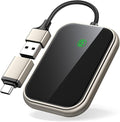Wireless CarPlay Adapter - Fast & Stable Connection for Carplay Wireless Adapter Convert Factory Wired to Wireless CarPlay Dongle Plug & Play Car Play Fit for iPhone iOS 10+ (Gold)