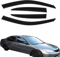 Smoke Sun/Rain Guards Wind Deflector Compatible with 2001-2005 Honda Civic Sedan Window Visors 4pcs 94213