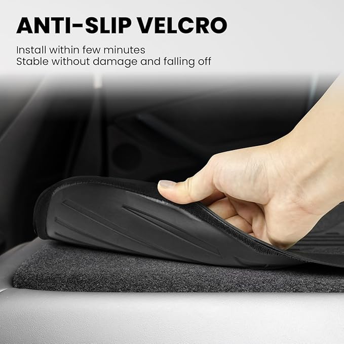 LASFIT Premium Extra Thick Rear Seat Back Covers for Toyota 4Runner 2025 Seat Back Cover | TPE Custom Fit Waterproof 4 Runner 2025 5/7 Seater Second Row Back Seat Backrest Protector Mat Liner
