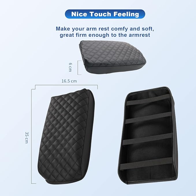 CDEFG Sorento Center Console Cover: Armrest Cover Center Console Pad for 2021 2022 Sorento Car Interior Accessories Arm Rest Protective Cover Scratch Resistance