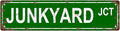 JUNKYARD JCT Space Vintage Metal Tin Sign, Street Sign, Home Decor, Room Decor, Wall Decor, Bathroom Decor, Bar Decor, Cafe Decor, Garage Decor, 16 x 4 Inch