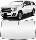 Windshield Sun Shade for GMC Yukon 2021-2025 4-Layer Front Window Shade Custom Sun Visor 240T Shade Blocks UV Keep Your Car Cooler