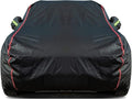 Breathable New Material, Waterproof Car Cover, Locks and Zipper Doors, Sunscreen Waterproof UV Prevention Snowproof Wind and Windproof,Suitable for Indoor Outdoor,for Sedan (Up to 181")