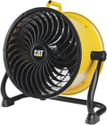 CATERPILLAR (HVD-14AC) High Velocity 14" Drum Air Circulator Fan with Heavy Duty Industrial Grade 360-degree Adjustable Drum Head, and 2300 CFM Dual Ball Bearing 4-speed Motor, Yellow