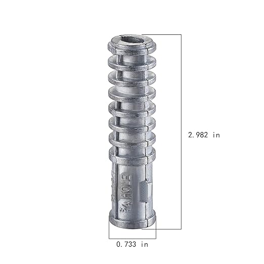 Wensilon(50pcs) 1/2 * 3 Lag Shield Anchor Long Zinc Alloy Bolts Concrete Anchors, Zinc Alloy Masonry Anchors Hole