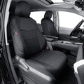 EKR Sienna Seat Covers for 2011-2020 Toyota Sienna XLE,Limited,Limited Premium,7 Seats,2nd Row Captain Seats W/Legrest,Seat Covers for SUV,Automotive Seat Cover Full Set-Three Row,Neoprene (Black)