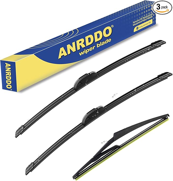 3 wipers Replacement For 2014-2020 2021 2022 2023 Nissan Rogue 2013-2019 2020 2021 Nissan Pathfinder Windshield Wiper Blades Replacememt Original Equipment - 26"+17"+12" (Set of 3) U/J HOOK