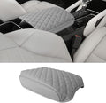 sportuli Center Console Cover Anti-Scratch Leather Armrest Cushion Compatible with 2020 2021 2022 2023 2024 Kia Telluride accessories (Gray)