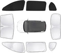 8pcs Car Window Shades for Hyundai Santa Fe 2024 2025 2026 Accessories,Windshield Side Rear Full Sunshade,Sun Visor UV Blocking, Privacy Protection and Blackout for Camping Outdoor