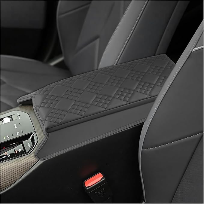 SXCY for 2025 BMW X3 Armrest Cover Pad for 2025 BMW X3 (30 / M50 xDrive) Accessories 2025 X3 Center Console Cover 2025 X3 Middle Console Cover Add Soft Cotton Cushion (Added-Pad)