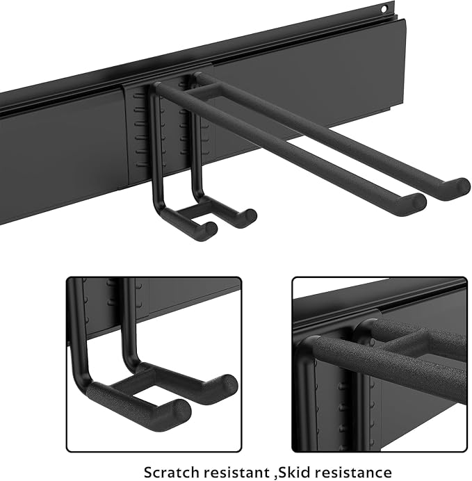 Ultrawall Ski Rack, Wall Mounted Ski Storage for Garage Storage Organizer System, 16 Pairs of Skis Holder for Home Shed, Holds Up to 600lbs
