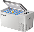 BougeRV 12 Volt Refrigerator 12V Car Fridge 23 Quart Portable Freezer Compressor Cooler 12/24V DC 110~240 Volt AC for Truck Van RV Camper SUV Travel Camping Road Trips Tailgating -8℉~50℉