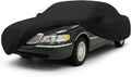 Soft Stretch Old Classic Car Cover Custom-fit for Lincoln Town Car 1998-2011 Full-Size Luxury Sedans Accessories for Indoor Underground Garage Car Show & Storage Dust Protection 215.4in