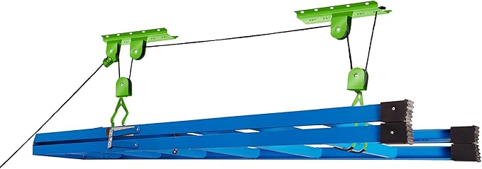 Bike Lane Products Bicycle Hoist 2-Pack Quality Garage Storage Bike Lift with 100 lb Capacity Even Works as Ladder Lift Premium Quality
