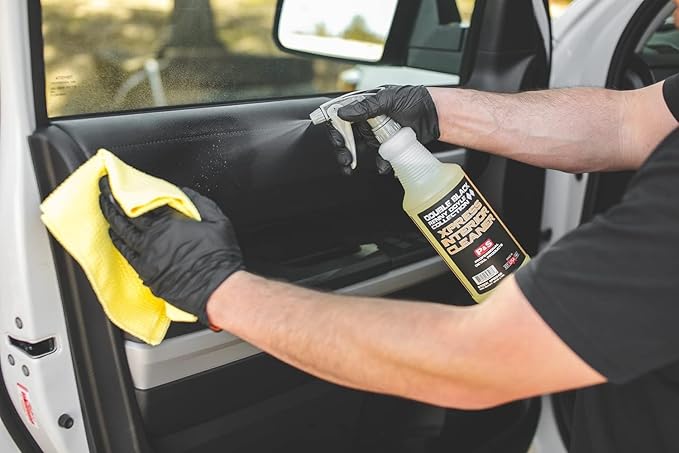 P & S PROFESSIONAL DETAIL PRODUCTS - Xpress Interior Cleaner - All-in-One Solution for Safely Removing Traffic Marks, Dirt, Grease, Oil; Works on Leather, Vinyl, Plastic; Fresh Scent - 1 Quart