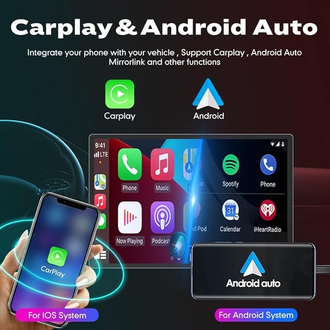 Kunfine Car CarPlay Android Auto Navigation Stereo GPS Radio Camera Display 13.1" QLED Touchscreen Headunit Tablet Media Player for Peugeot 301 2013-2022, if Applicable Octa Core 4G+64G Gloss Black