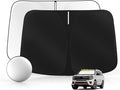 Windshield Sun Shade for Ford Expedition 2018-2025 Foldable Sunshade Custom Fit Front Window Car Interior Accessories Protector Blocks UV Rays