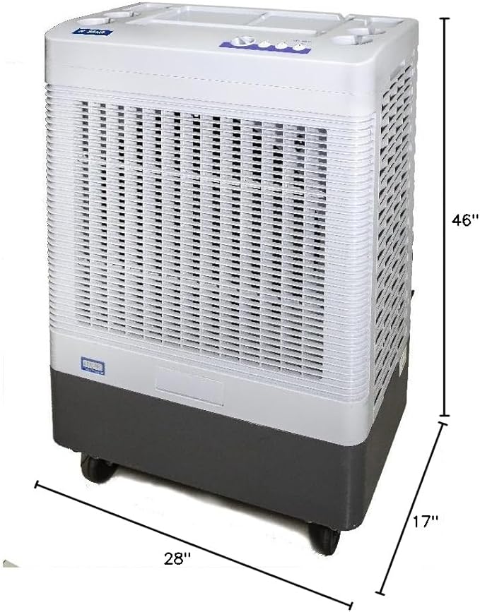 Hessaire MC61M 5,300 CFM 3-Speed Portable Evaporative Cooler