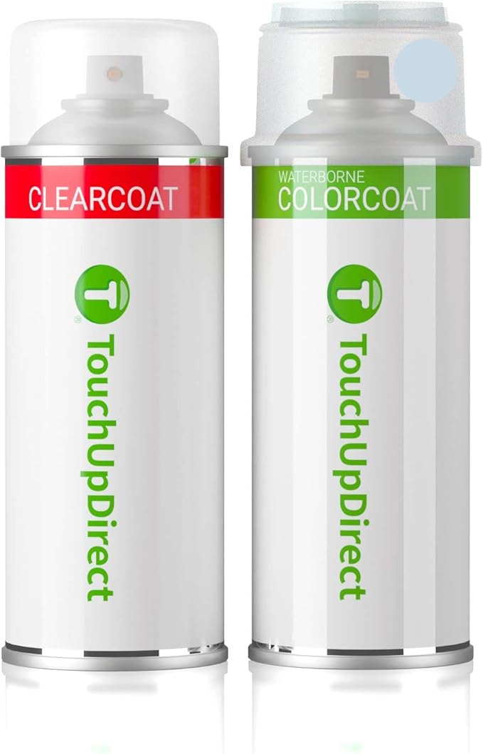 TouchUpDirect 781 Sea Glass Pearl Compatible with Toyota Exact Match Touch Up Paint Aerosol - Essential Kit