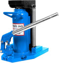 Hydraulic Toe Jack Lift, 10 Tons (Toe) to 20 Tons (Top), Stainless Steel Air Hydraulic Claw Jack with Handle, Hydraulic Jack, Claw Jack, for Garages, Airports, and Factories (Blue - 20 Ton)