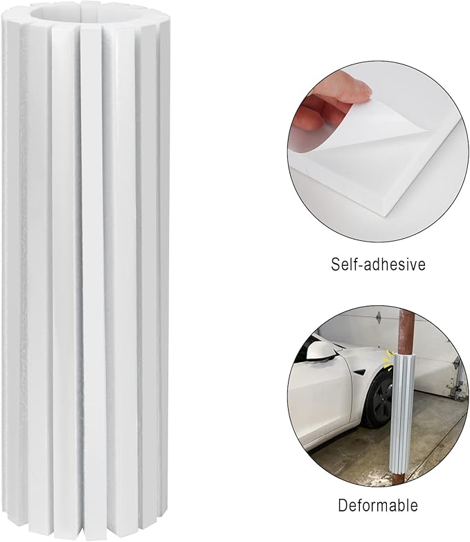 Garage Wall Protector Foam Wall Column Guard for Parking Garages - Wall Edge Protector Protect Your Car - Garage Column Edge and Bumpers Guards