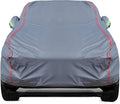 Breathable New Material, Waterproof Car Cover, Locks and Zipper Doors, Sunscreen Waterproof UV Prevention Snowproof Wind and Windproof,Suitable for Indoor Outdoor,for SUV (214"-236") C15